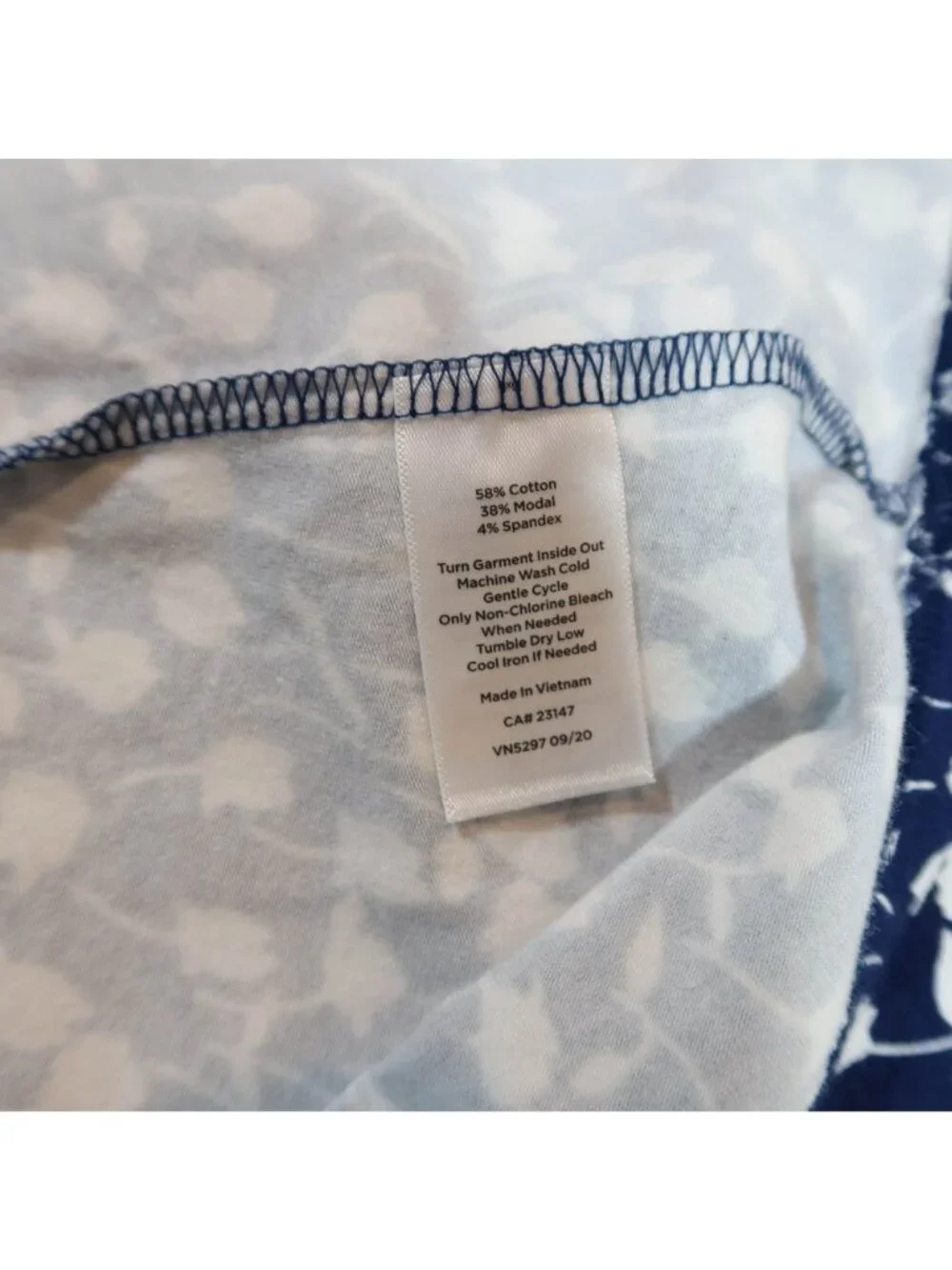 TALBOTS Floral A Line Jersey Maxi Skirt XL New Preppy Classic Nautical Modest